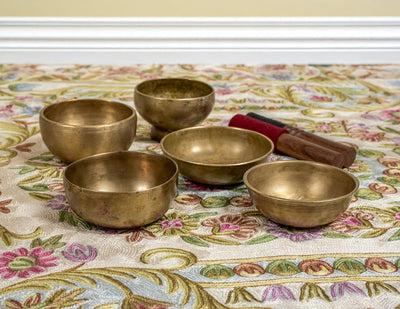 Antique Cup Set – F# Major Pentatonic Scale – AS15842