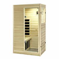 Infrared Sauna Built for Home Wellness, European Aspen Wood, 905W Low EMF, Bluetooth Speakers